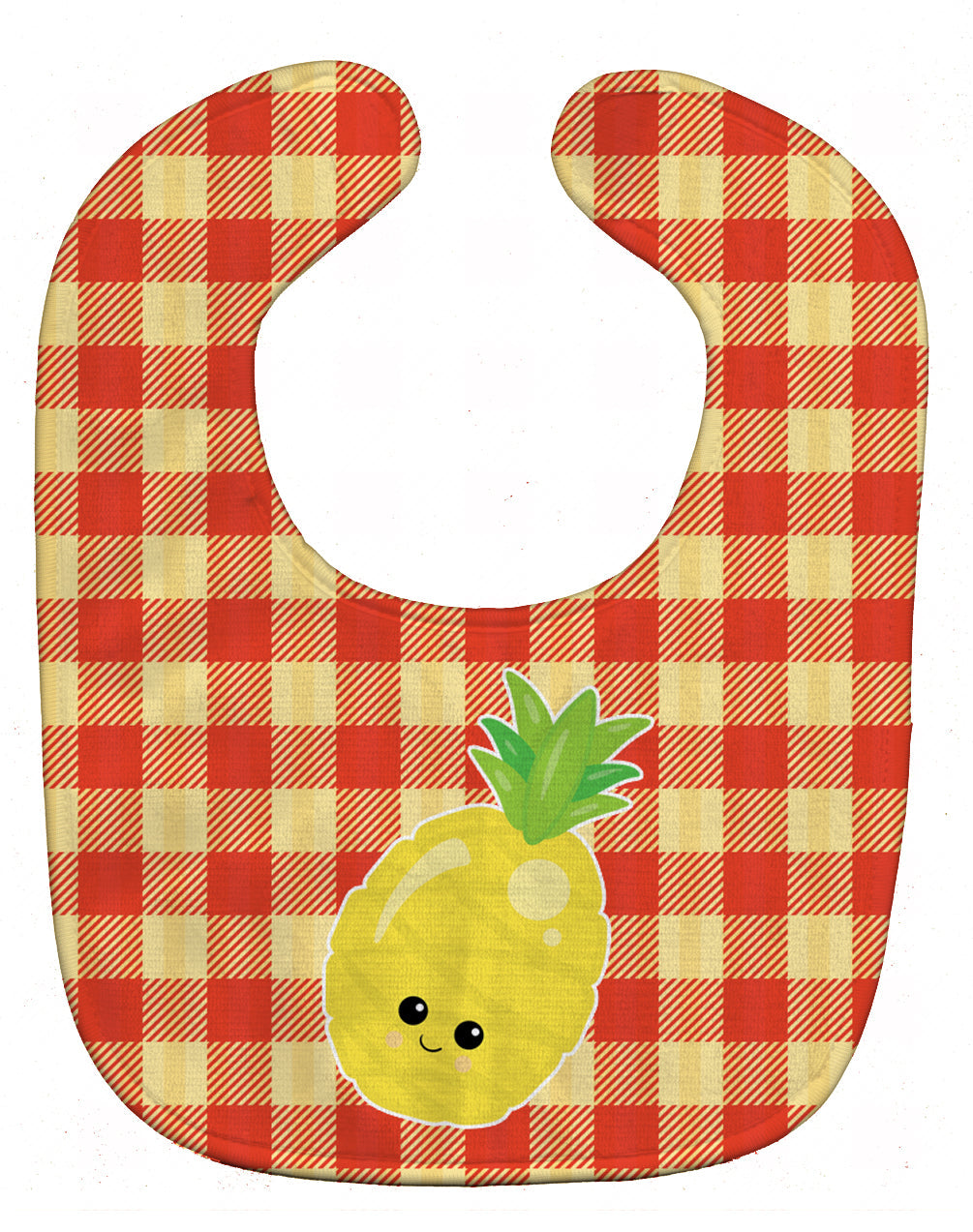 Pineapple Face Baby Bib Easy-Clean Baby Bib Baby Feeding Accessory Baby Mealtime Essential, 10 x 13, Multicolor