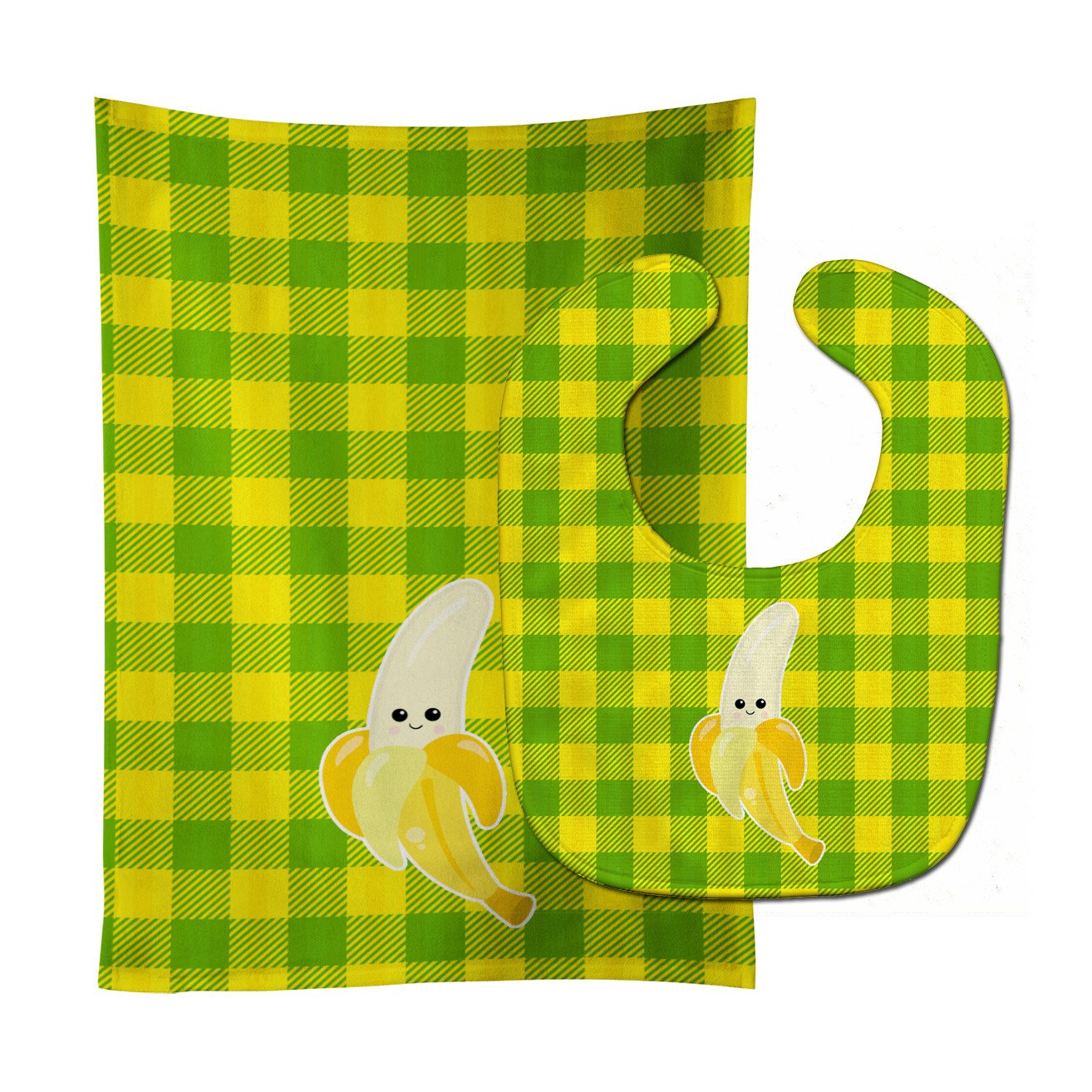 Banana Face Baby Bib & Burp Cloth Easy-Clean Baby Bib Baby Feeding Accessory Baby Mealtime Essential
