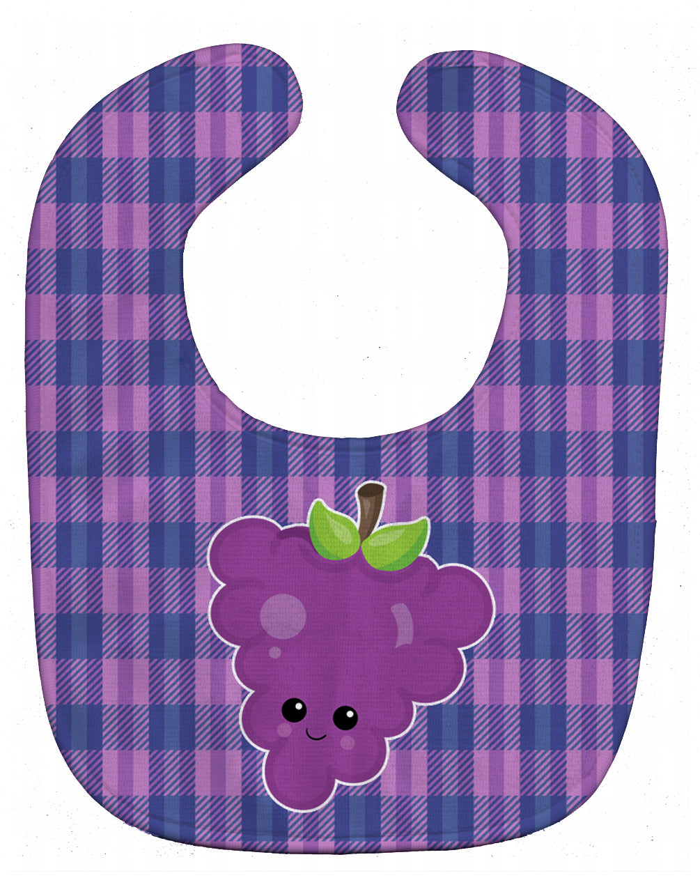 Grape Face Baby Bib Easy-Clean Baby Bib Baby Feeding Accessory Baby Mealtime Essential, 10 x 13, Multicolor