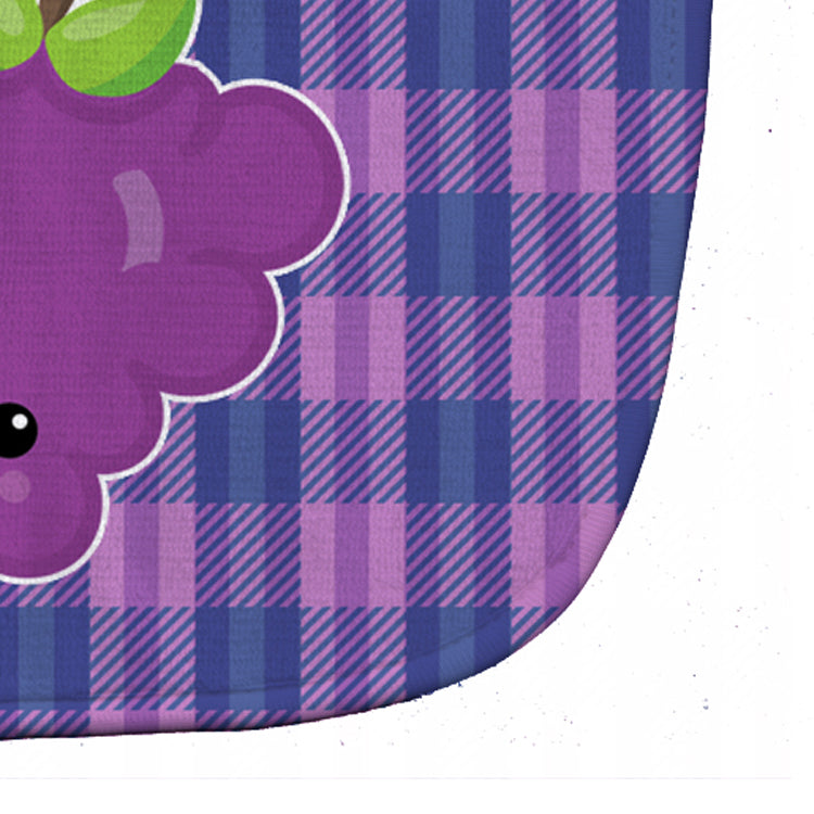 Grape Face Baby Bib Easy-Clean Baby Bib Baby Feeding Accessory Baby Mealtime Essential, 10 x 13, Multicolor