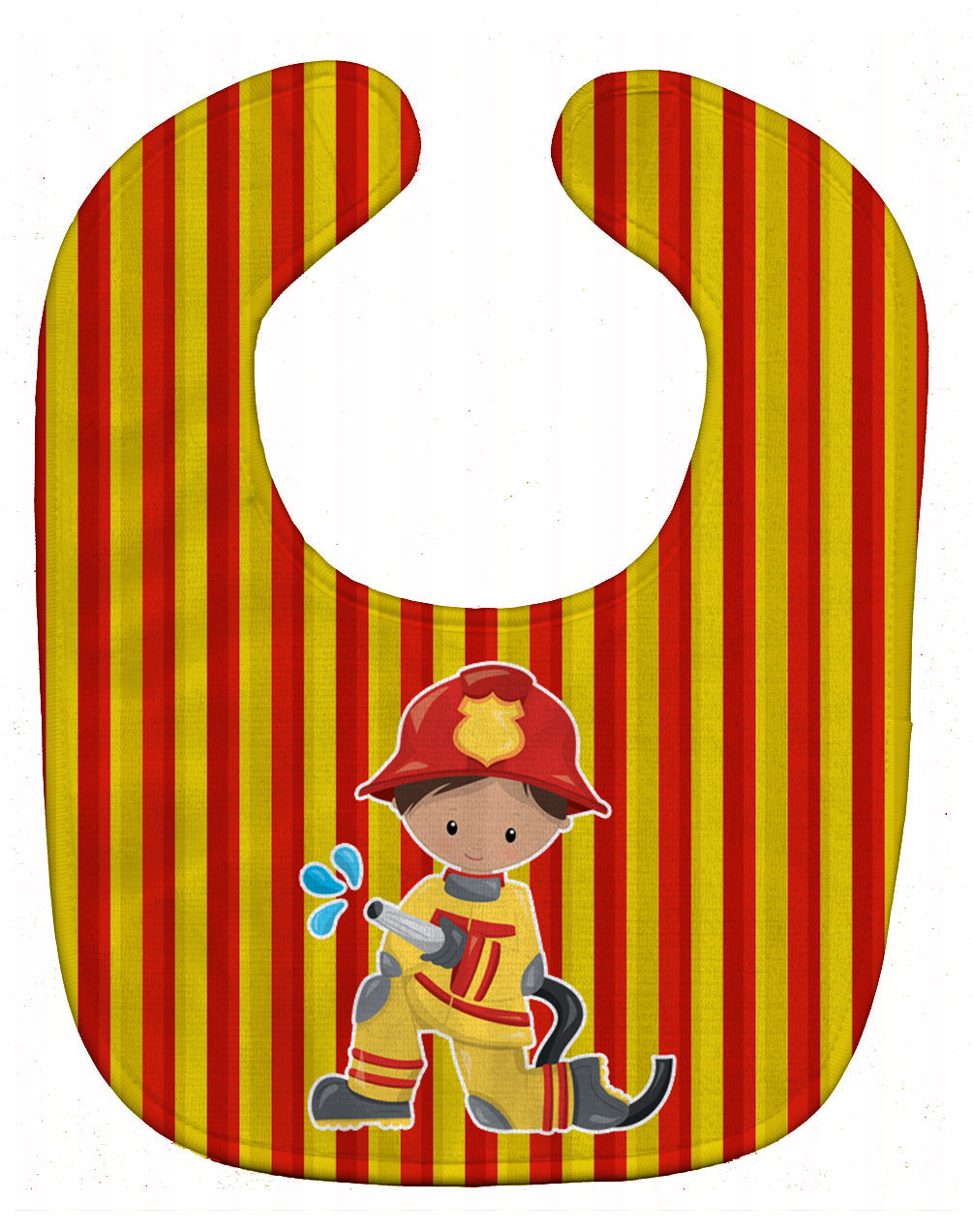 Fireman Boy Baby Bib Easy-Clean Baby Bib Baby Feeding Accessory Baby Mealtime Essential, 10 x 13, Multicolor