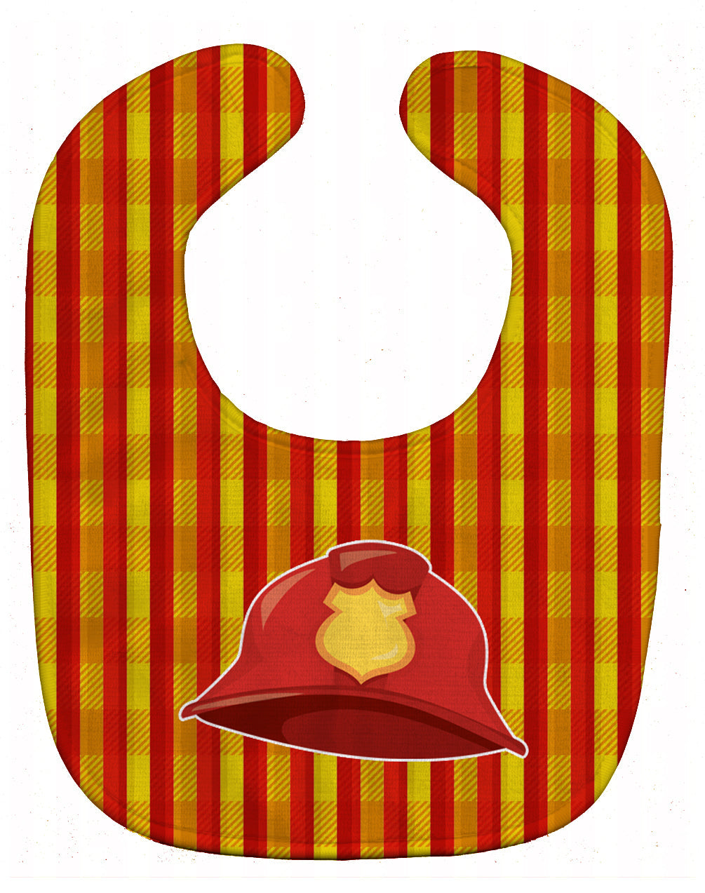 Fireman's Hat Baby Bib Easy-Clean Baby Bib Baby Feeding Accessory Baby Mealtime Essential, 10 x 13, Multicolor