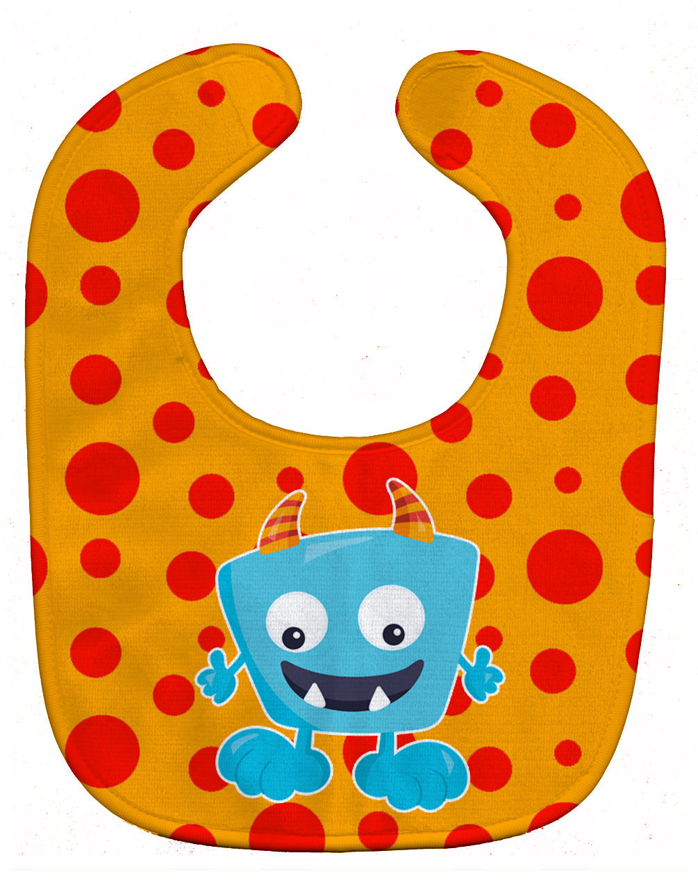 Little Monster Aquadevil Baby Bib Easy-Clean Baby Bib Baby Feeding Accessory Baby Mealtime Essential, 10 x 13, Multicolor