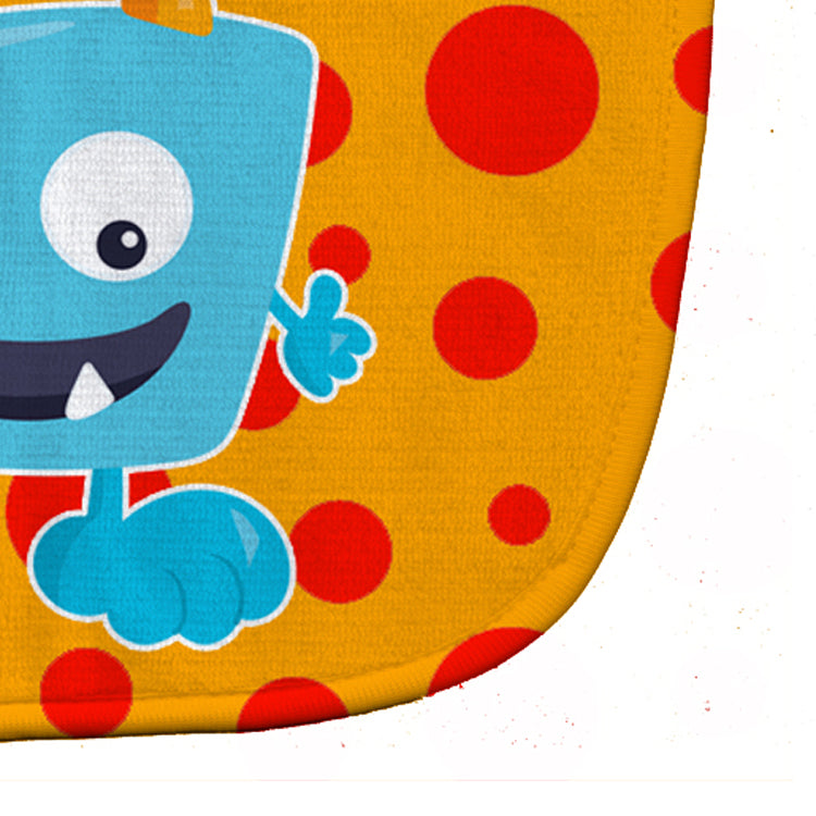 Little Monster Aquadevil Baby Bib Easy-Clean Baby Bib Baby Feeding Accessory Baby Mealtime Essential, 10 x 13, Multicolor