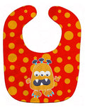 Little Monster Visonator Baby Bib Easy-Clean Baby Bib Baby Feeding Accessory Baby Mealtime Essential, 10 x 13, Multicolor