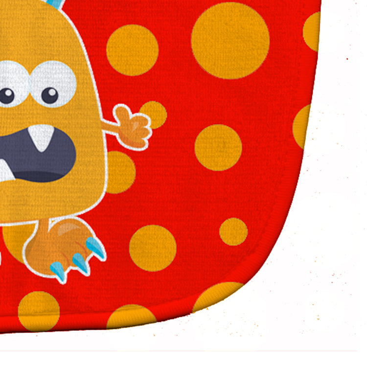 Little Monster Visonator Baby Bib Easy-Clean Baby Bib Baby Feeding Accessory Baby Mealtime Essential, 10 x 13, Multicolor