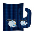 Police Helicopter Baby Bib & Burp Cloth Easy-Clean Baby Bib Baby Feeding Accessory Baby Mealtime Essential