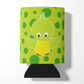 Bird on Green Polkadots Can or Bottle Hugger Cooler Sleeve for Standard 12 oz Cans, Insulated Foam Beer & Soda Can Hugger Reusable
