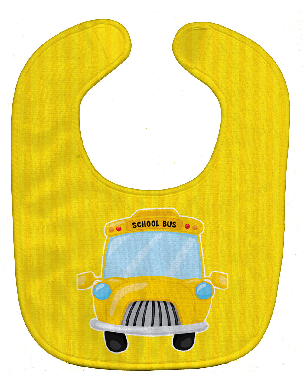 School Bus Baby Bib Easy-Clean Baby Bib Baby Feeding Accessory Baby Mealtime Essential, 10 x 13, Multicolor