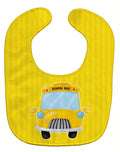 School Bus Baby Bib Easy-Clean Baby Bib Baby Feeding Accessory Baby Mealtime Essential, 10 x 13, Multicolor