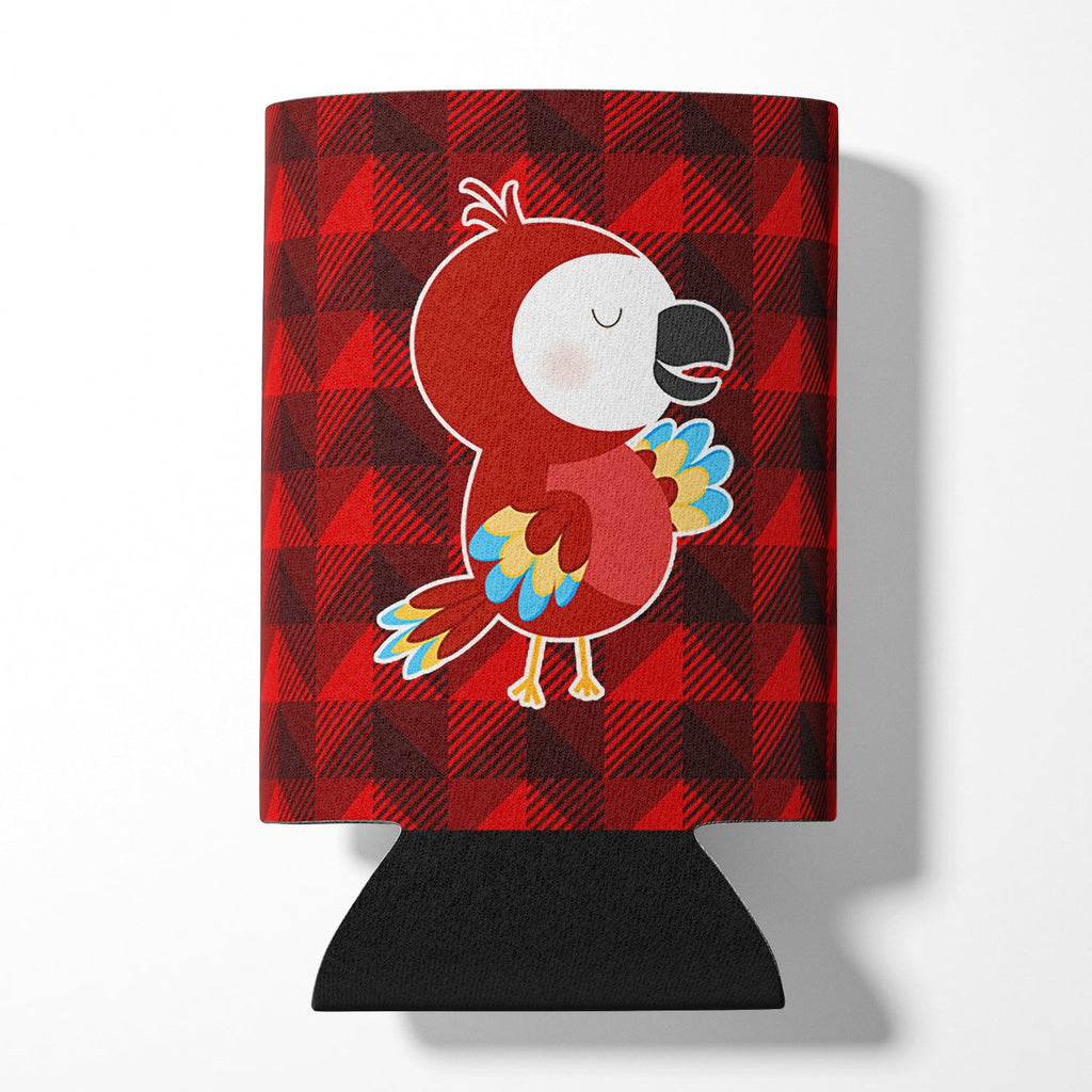 Parrot Can or Bottle Hugger Cooler Sleeve for Standard 12 oz Cans, Insulated Foam Beer & Soda Can Hugger Reusable