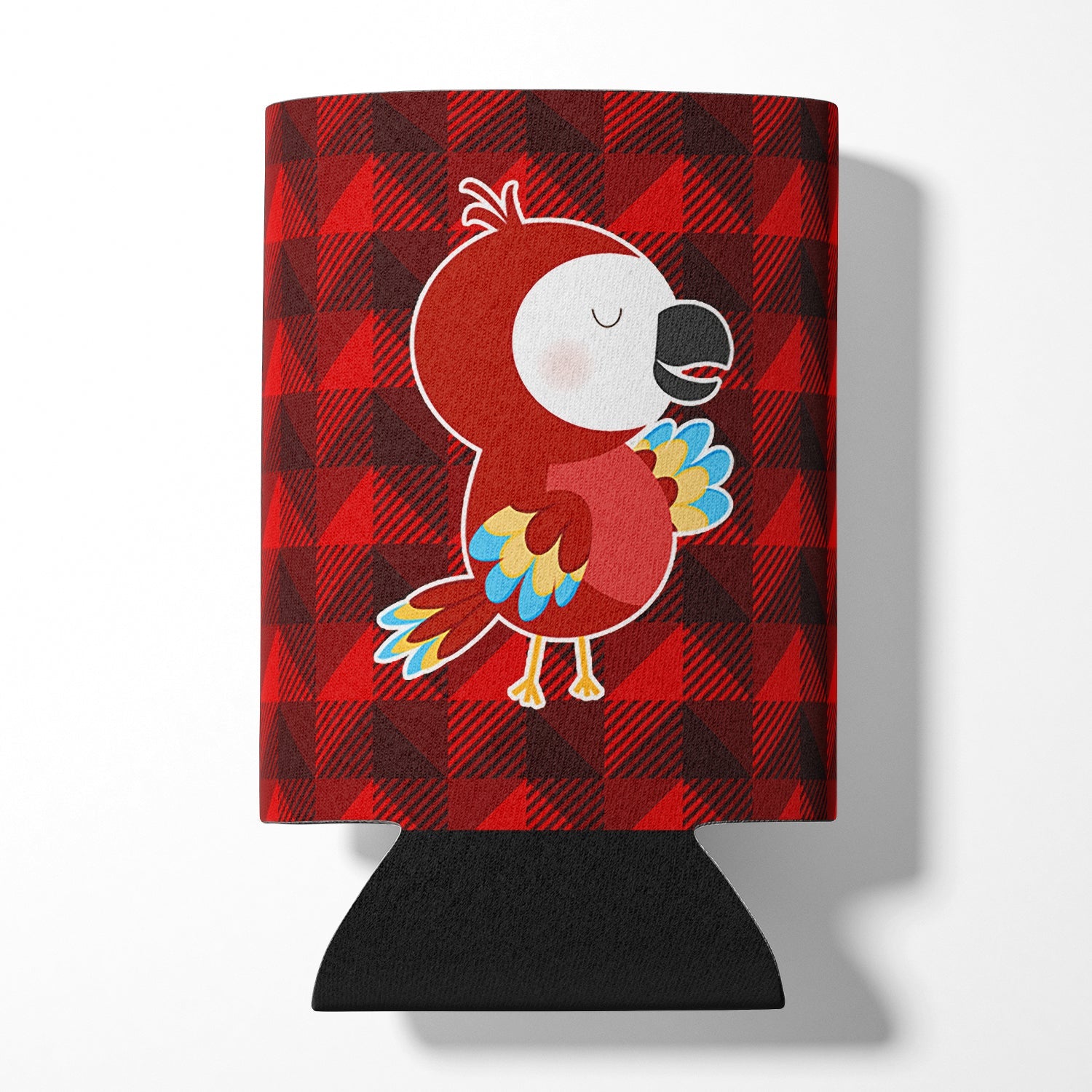 Parrot Can or Bottle Hugger Cooler Sleeve for Standard 12 oz Cans, Insulated Foam Beer & Soda Can Hugger Reusable