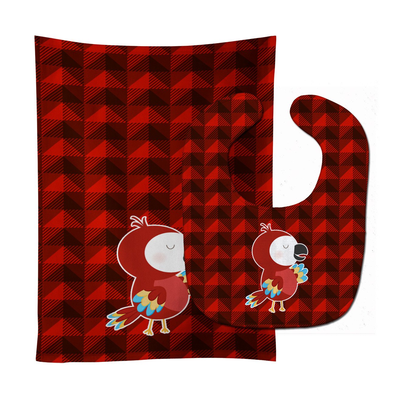 Parrot Baby Bib & Burp Cloth Easy-Clean Baby Bib Baby Feeding Accessory Baby Mealtime Essential