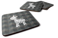 Zebra Foam Coasters Set of 4 Cup Coasters for Indoor Outdoor, Tabletop Protection, Anti Slip, Mouse pad Material
