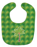 Palm Tree Baby Bib Easy-Clean Baby Bib Baby Feeding Accessory Baby Mealtime Essential, 10 x 13, Multicolor