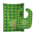 Palm Tree Baby Bib & Burp Cloth Easy-Clean Baby Bib Baby Feeding Accessory Baby Mealtime Essential