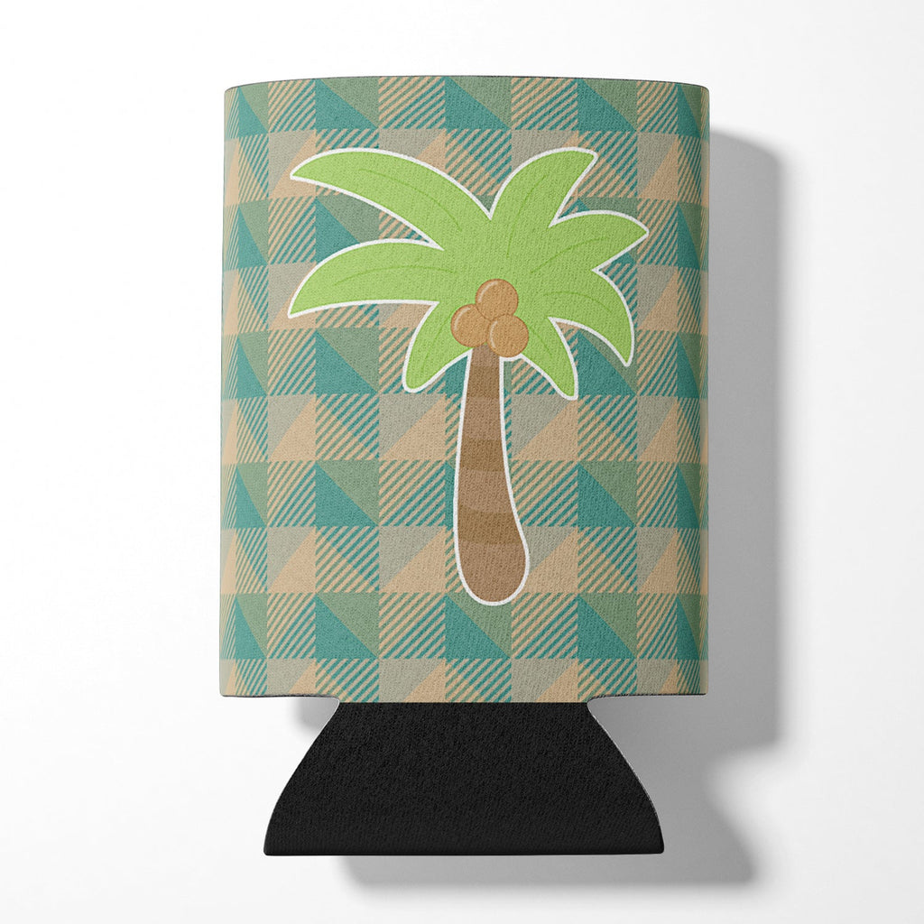 Palm Tree Can or Bottle Hugger Cooler Sleeve for Standard 12 oz Cans, Insulated Foam Beer & Soda Can Hugger Reusable