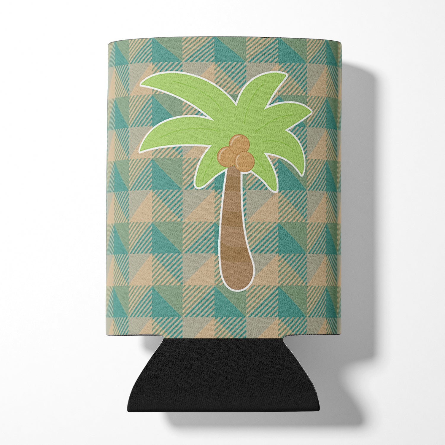 Palm Tree Can or Bottle Hugger Cooler Sleeve for Standard 12 oz Cans, Insulated Foam Beer & Soda Can Hugger Reusable