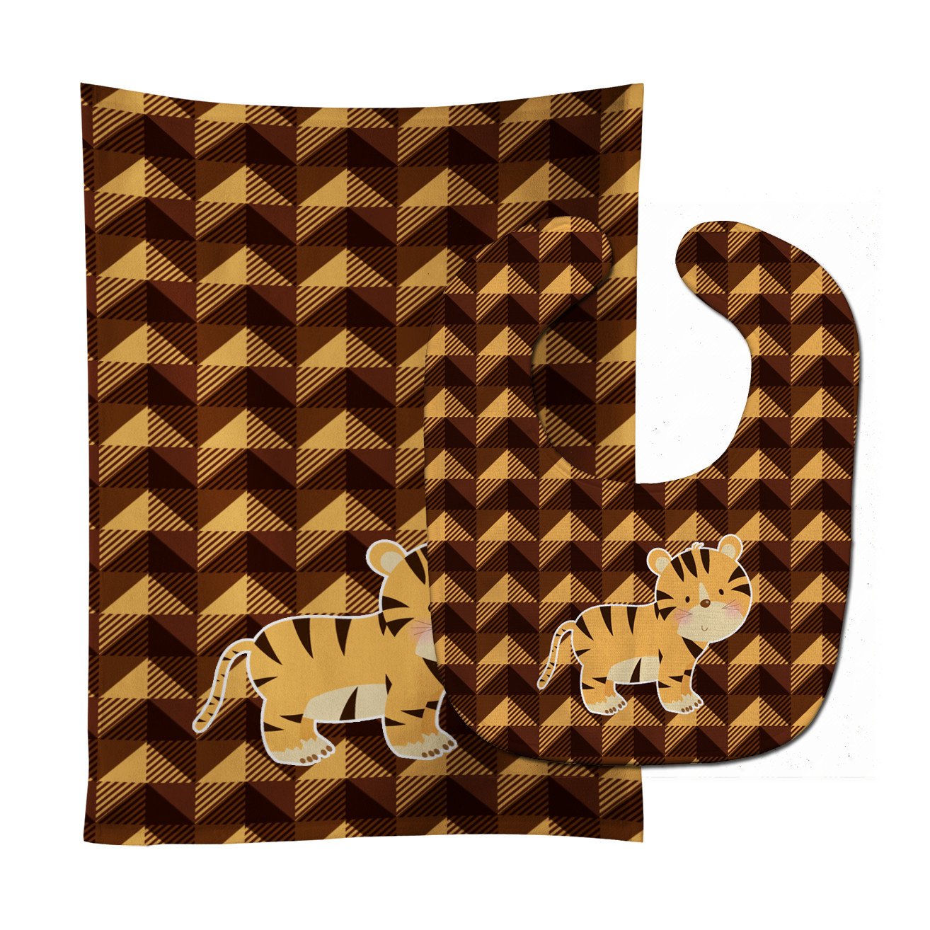 Tiger Baby Bib & Burp Cloth Easy-Clean Baby Bib Baby Feeding Accessory Baby Mealtime Essential