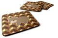 Bear Foam Coasters Set of 4 Cup Coasters for Indoor Outdoor, Tabletop Protection, Anti Slip, Mouse pad Material
