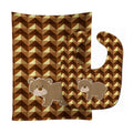 Bear Baby Bib & Burp Cloth Easy-Clean Baby Bib Baby Feeding Accessory Baby Mealtime Essential