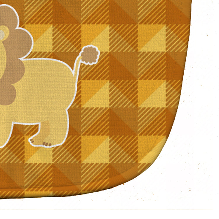 Lion Baby Bib Easy-Clean Baby Bib Baby Feeding Accessory Baby Mealtime Essential, 10 x 13, Multicolor