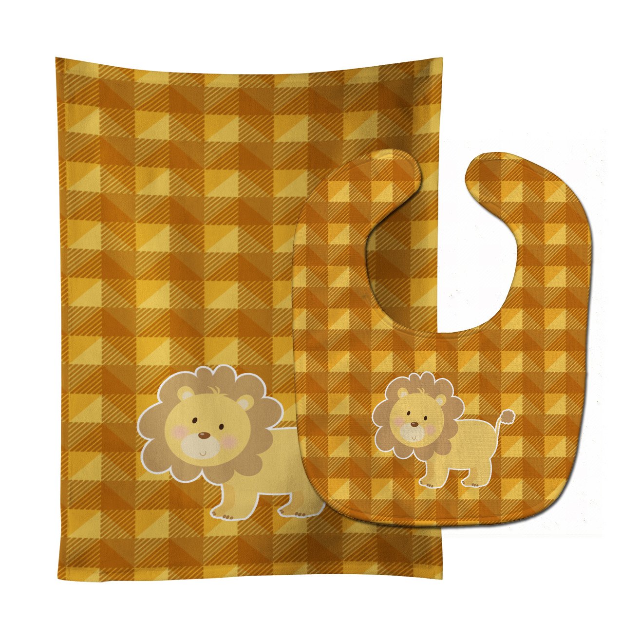 Lion Baby Bib & Burp Cloth Easy-Clean Baby Bib Baby Feeding Accessory Baby Mealtime Essential