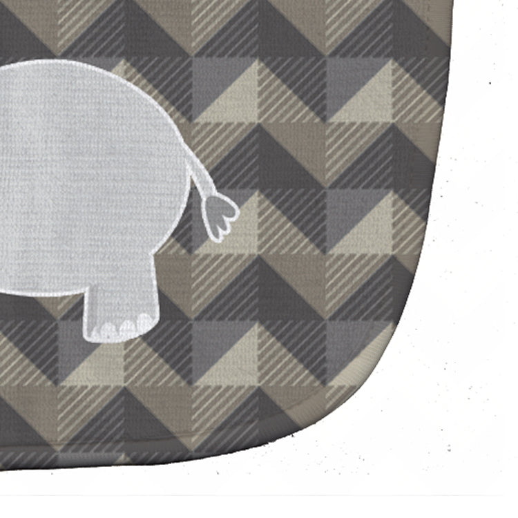 Rhinoceros Baby Bib Easy-Clean Baby Bib Baby Feeding Accessory Baby Mealtime Essential, 10 x 13, Multicolor