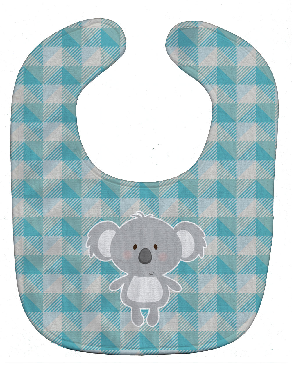 Koala Bear Baby Bib Easy-Clean Baby Bib Baby Feeding Accessory Baby Mealtime Essential, 10 x 13, Multicolor