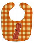 Bacon Face Baby Bib Easy-Clean Baby Bib Baby Feeding Accessory Baby Mealtime Essential, 10 x 13, Multicolor