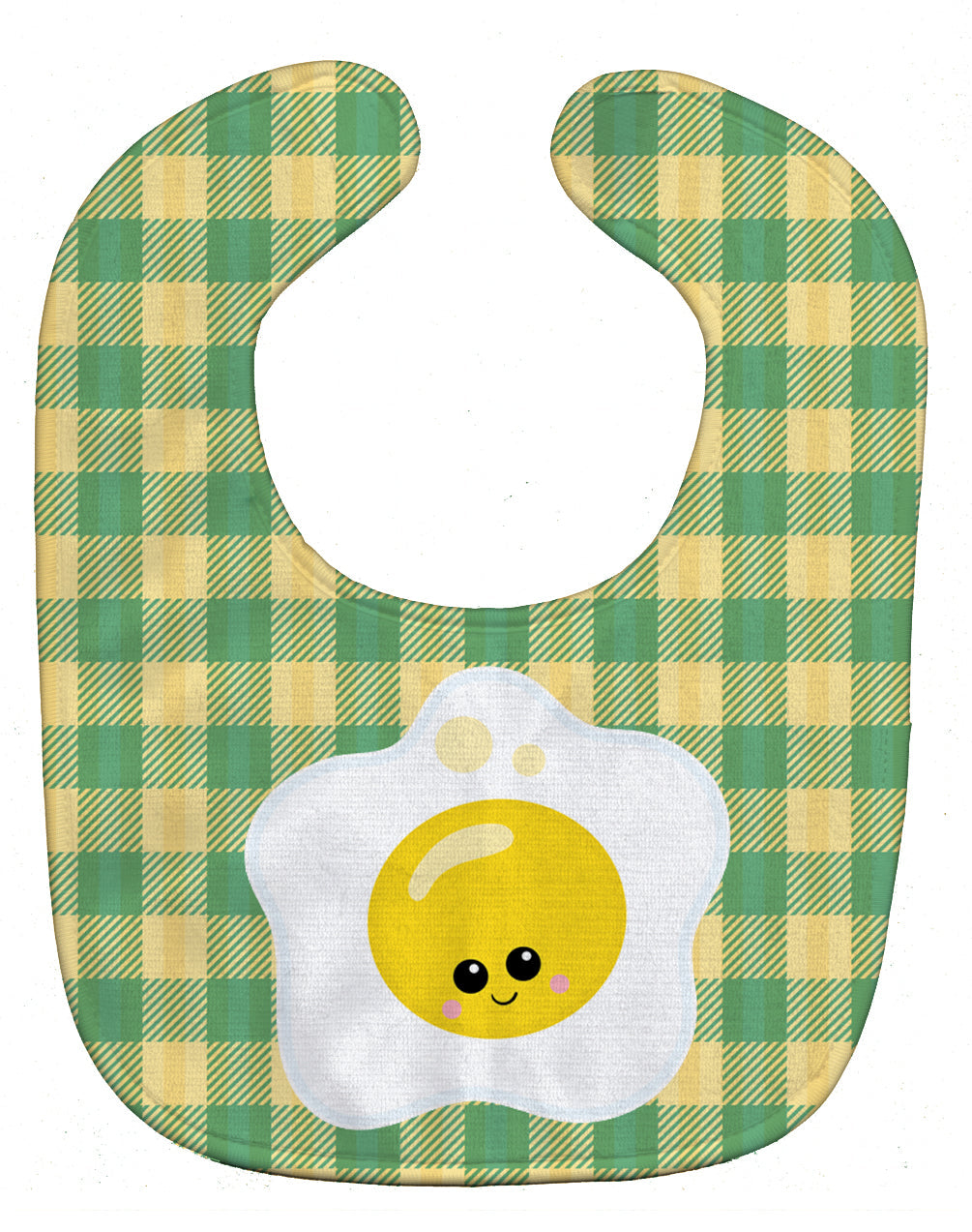 Fried Egg Face Baby Bib Easy-Clean Baby Bib Baby Feeding Accessory Baby Mealtime Essential, 10 x 13, Multicolor