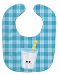 Milk Face Baby Bib Easy-Clean Baby Bib Baby Feeding Accessory Baby Mealtime Essential, 10 x 13, Multicolor