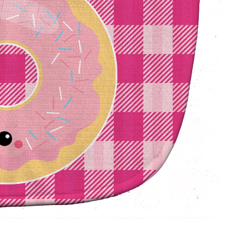 Donut Face Baby Bib Easy-Clean Baby Bib Baby Feeding Accessory Baby Mealtime Essential, 10 x 13, Multicolor