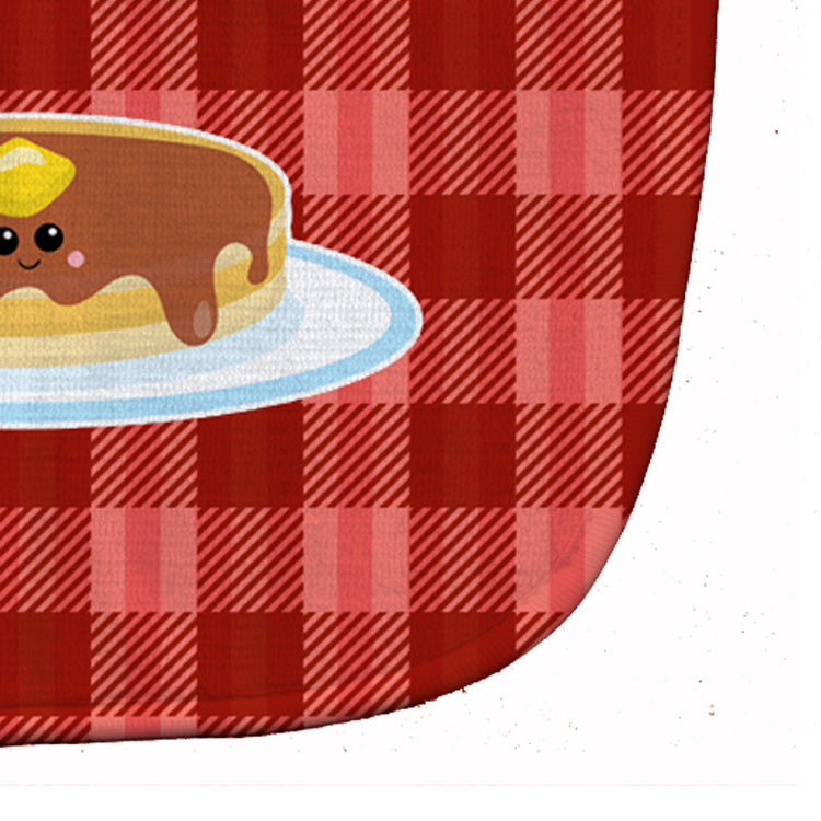 Pancake Face Baby Bib Easy-Clean Baby Bib Baby Feeding Accessory Baby Mealtime Essential, 10 x 13, Multicolor