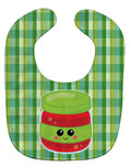 Jelly Jar Face Baby Bib Easy-Clean Baby Bib Baby Feeding Accessory Baby Mealtime Essential, 10 x 13, Multicolor