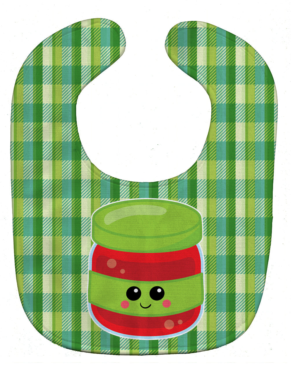 Jelly Jar Face Baby Bib Easy-Clean Baby Bib Baby Feeding Accessory Baby Mealtime Essential, 10 x 13, Multicolor