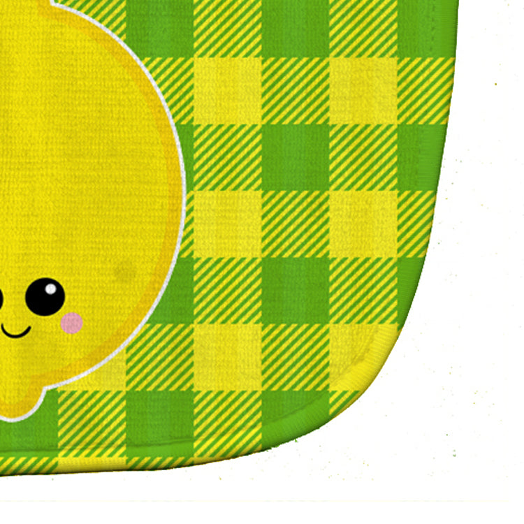 Lemon Face Baby Bib Easy-Clean Baby Bib Baby Feeding Accessory Baby Mealtime Essential, 10 x 13, Multicolor