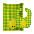 Lemon Face Baby Bib & Burp Cloth Easy-Clean Baby Bib Baby Feeding Accessory Baby Mealtime Essential
