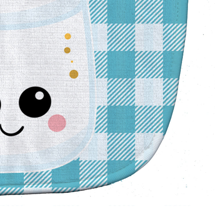 Marshmellow Face Baby Bib Easy-Clean Baby Bib Baby Feeding Accessory Baby Mealtime Essential, 10 x 13, Multicolor
