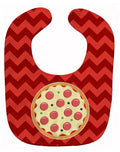 Large Pizza Baby Bib Easy-Clean Baby Bib Baby Feeding Accessory Baby Mealtime Essential, 10 x 13, Multicolor