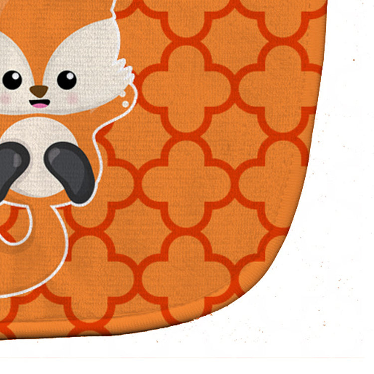 Baby Fox Quatrafoil Baby Bib Easy-Clean Baby Bib Baby Feeding Accessory Baby Mealtime Essential, 10 x 13, Multicolor