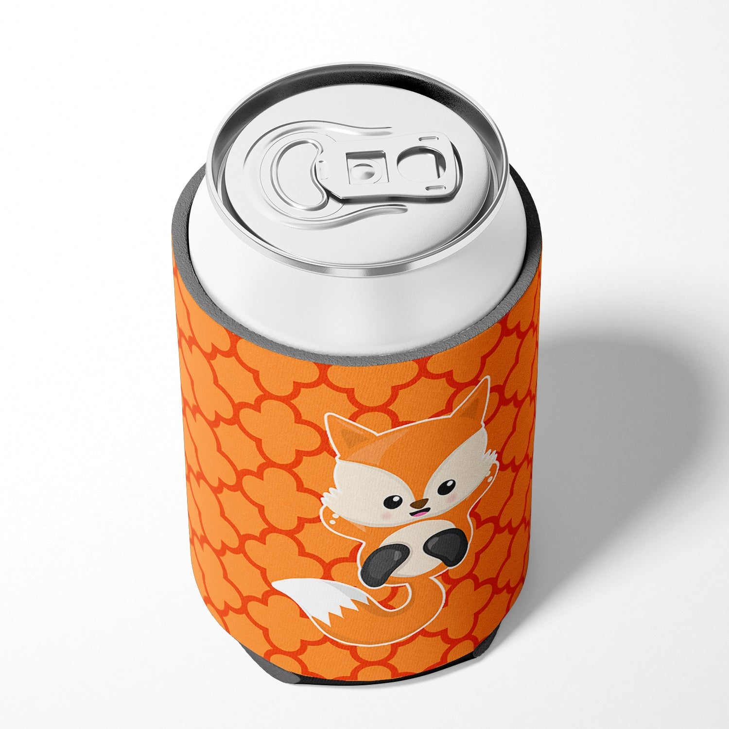 Baby Fox Quatrafoil Can or Bottle Hugger Cooler Sleeve for Standard 12 oz Cans, Insulated Foam Beer & Soda Can Hugger Reusable