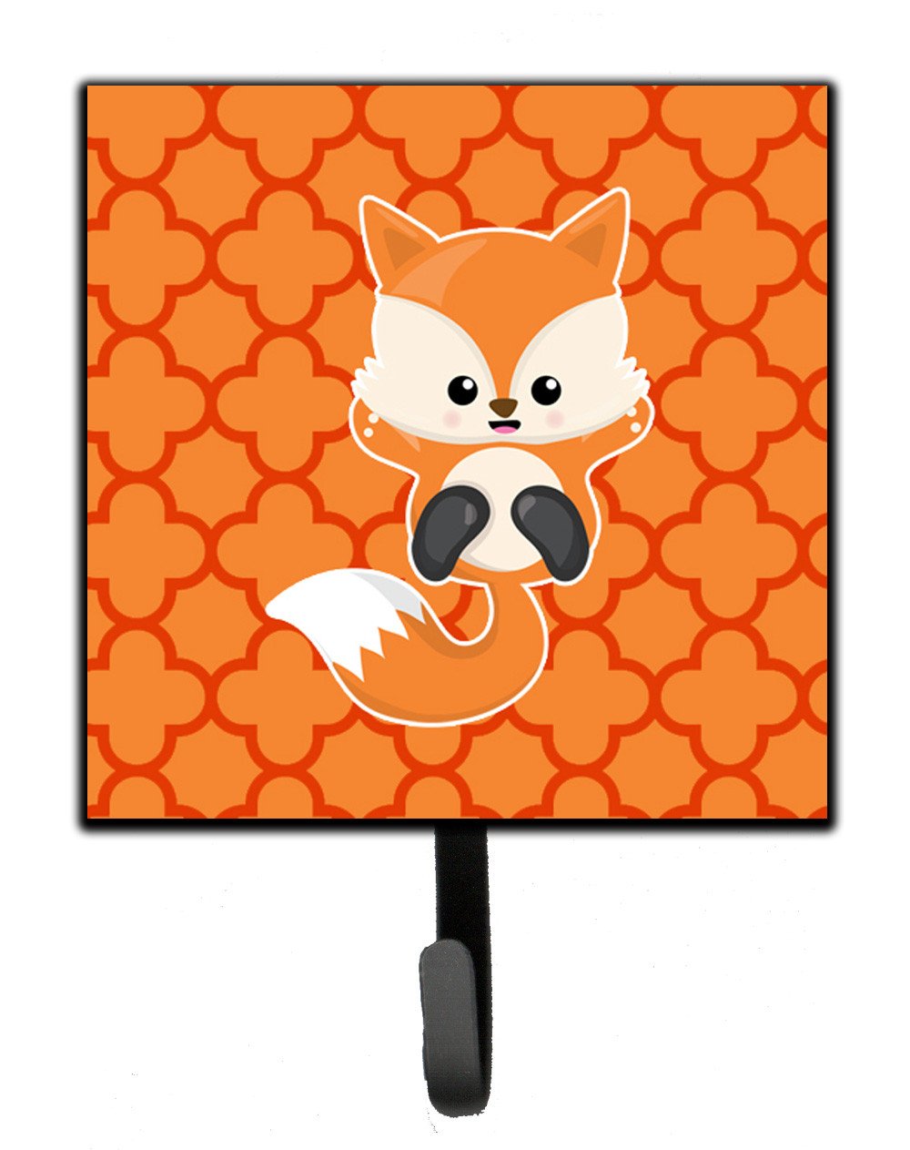 Baby Fox Quatrafoil Leash or Key Holder Wall Hooks, Key Hooks Holder, Coat Rack Wall Mount, Coat Hooks, Hooks for Hanging Keys, Towels, Aprons, Leashes