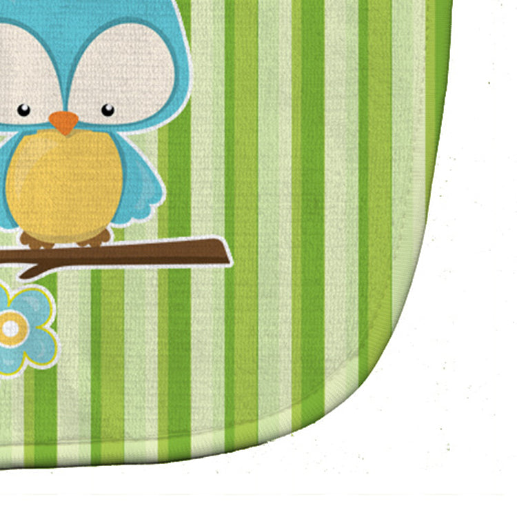 Bird on Branch Baby Bib Easy-Clean Baby Bib Baby Feeding Accessory Baby Mealtime Essential, 10 x 13, Multicolor