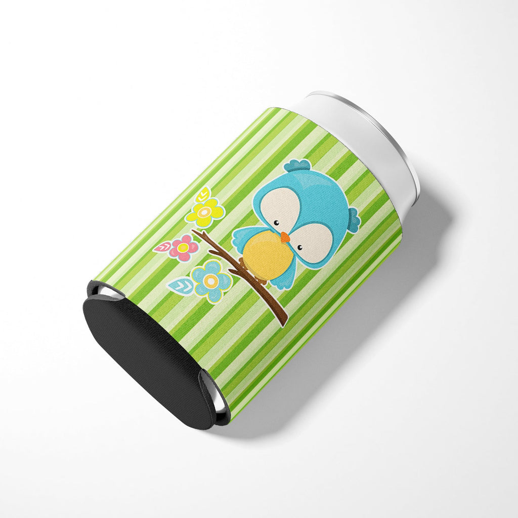 Bird on Branch Can or Bottle Hugger Cooler Sleeve for Standard 12 oz Cans, Insulated Foam Beer & Soda Can Hugger Reusable