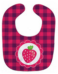 Stawberry Baby Bib Easy-Clean Baby Bib Baby Feeding Accessory Baby Mealtime Essential, 10 x 13, Multicolor