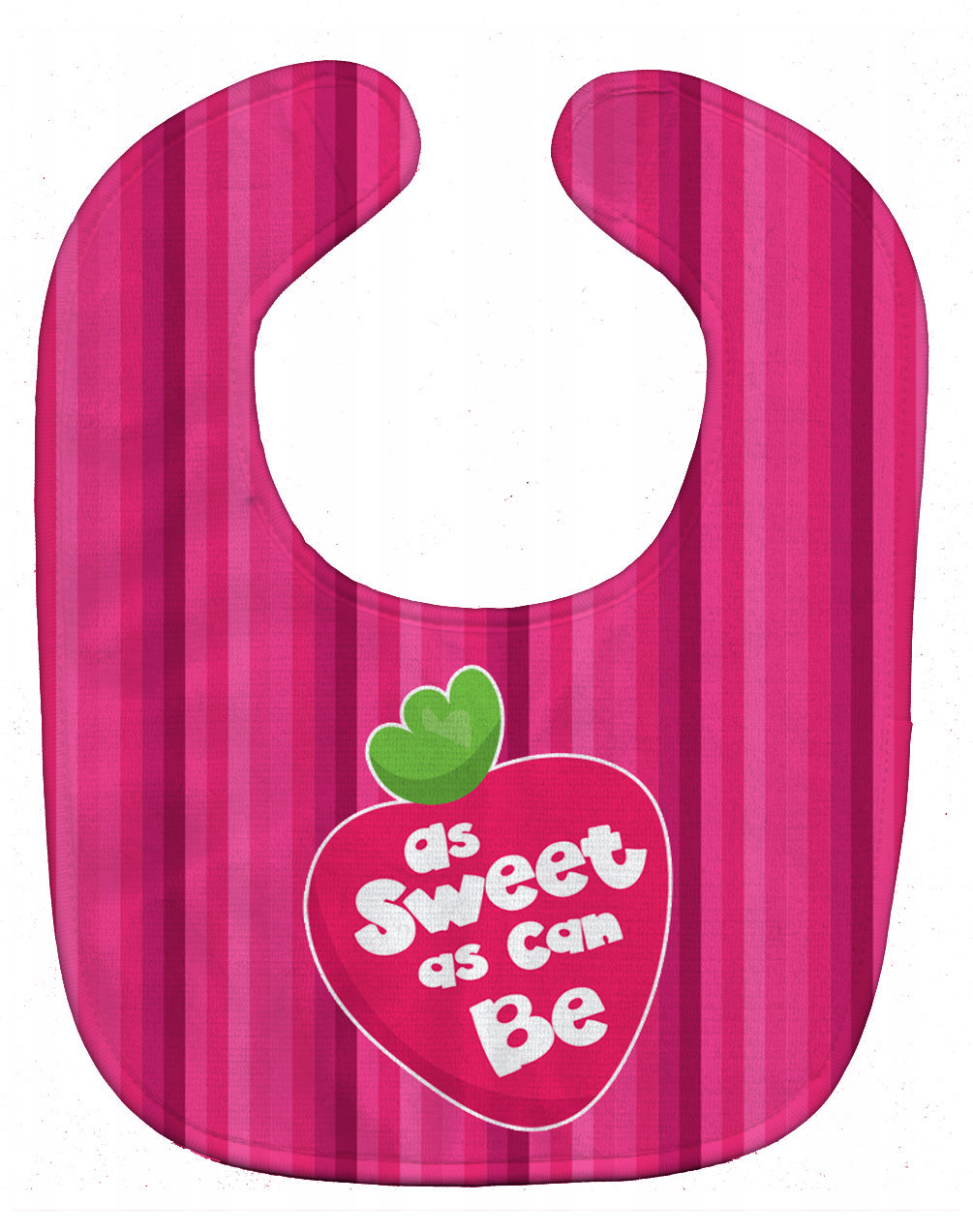 Stawberry As Sweet as Can Be Baby Bib Easy-Clean Baby Bib Baby Feeding Accessory Baby Mealtime Essential, 10 x 13, Multicolor