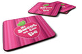 Stawberry As Sweet as Can Be Foam Coasters Set of 4 Cup Coasters for Indoor Outdoor, Tabletop Protection, Anti Slip, Mouse pad Material