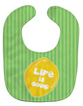 Lemon Life is Good Baby Bib Easy-Clean Baby Bib Baby Feeding Accessory Baby Mealtime Essential, 10 x 13, Multicolor