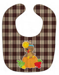 Thanksgiving Baby Turkey Baby Bib Easy-Clean Baby Bib Baby Feeding Accessory Baby Mealtime Essential, 10 x 13, Multicolor
